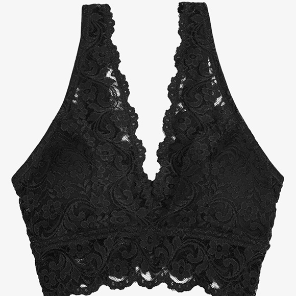 Smart & Sexy Womens Signature Lace Deep V Bralette in Large - Picture 1 of 5
